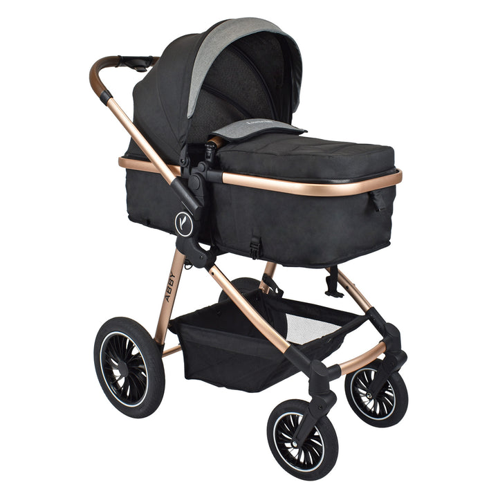 Coche para bebe travel system abby ts negro 2