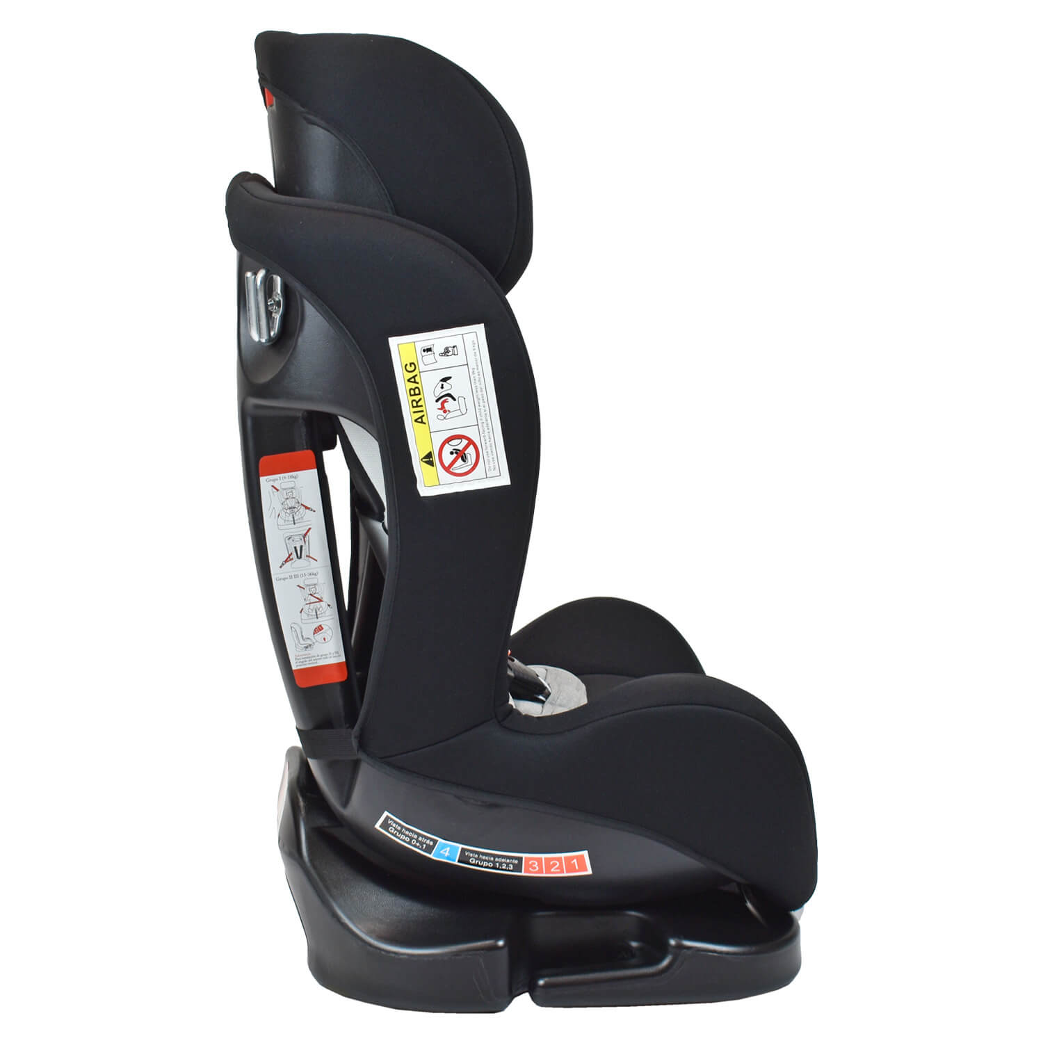 Silla de Auto Para Bebe Grupo +0, 1, 2 y 3 Priori Prix Negro