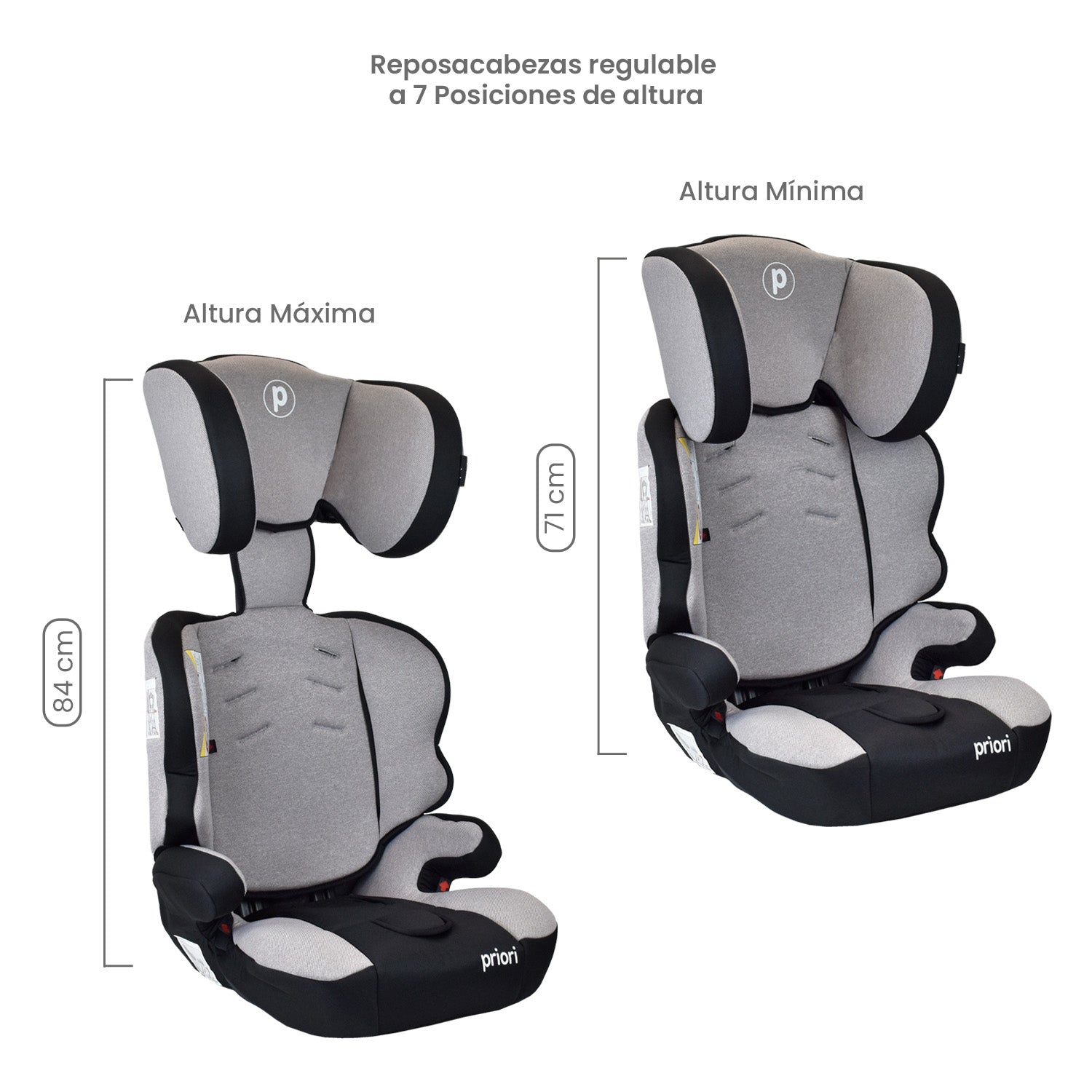 Silla De Auto Para Bebe Priori Thunder Gris
