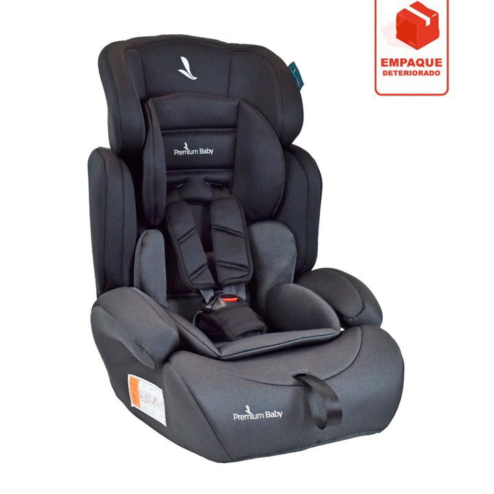 Silla de Auto Booster Para Bebe Premium Baby Lyon Negro-Caja Deteriorada
