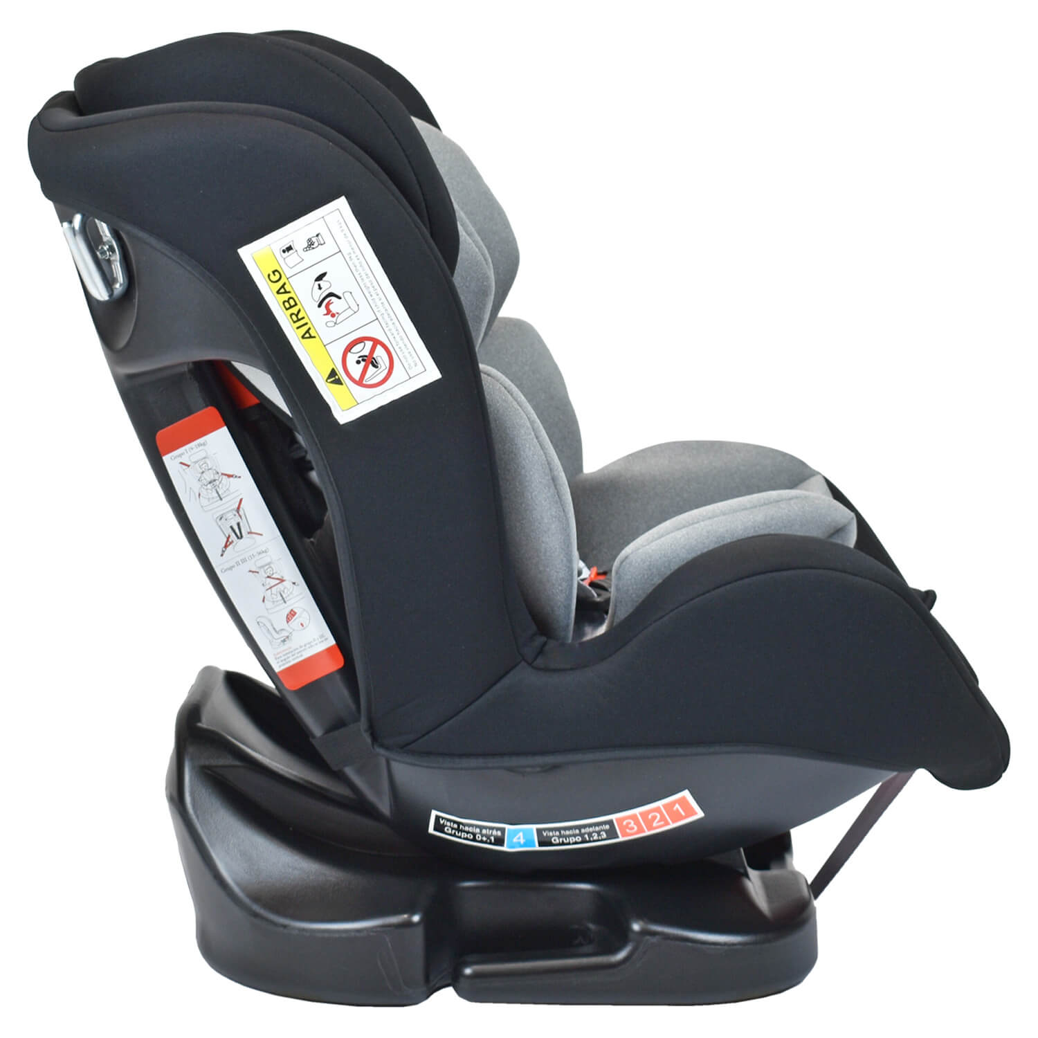 Silla de Auto Para Bebe Grupo +0, 1, 2 y 3 Priori Prix Negro