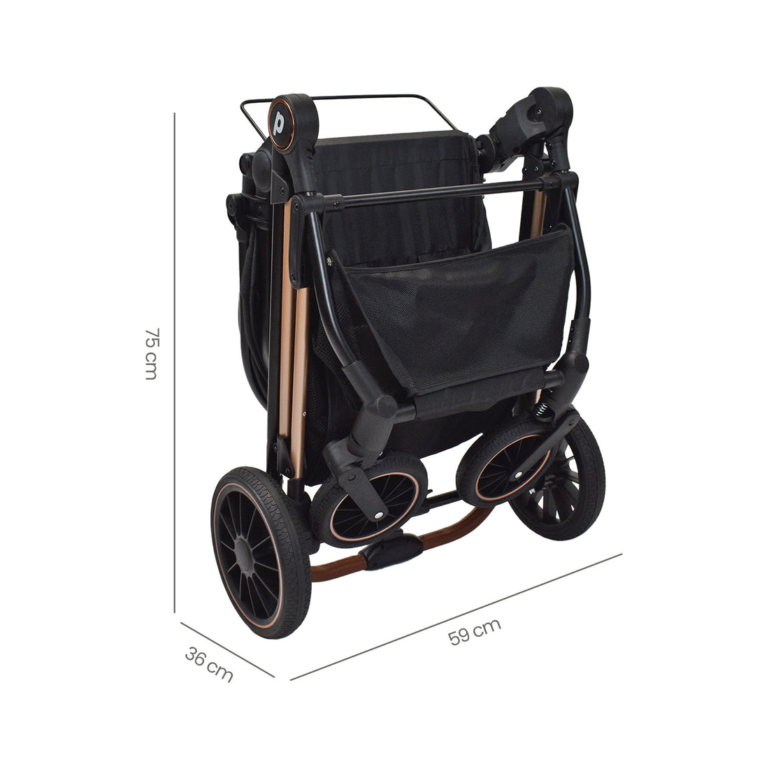 Coche Para Bebe Tipo Moises Priori Ana Negro