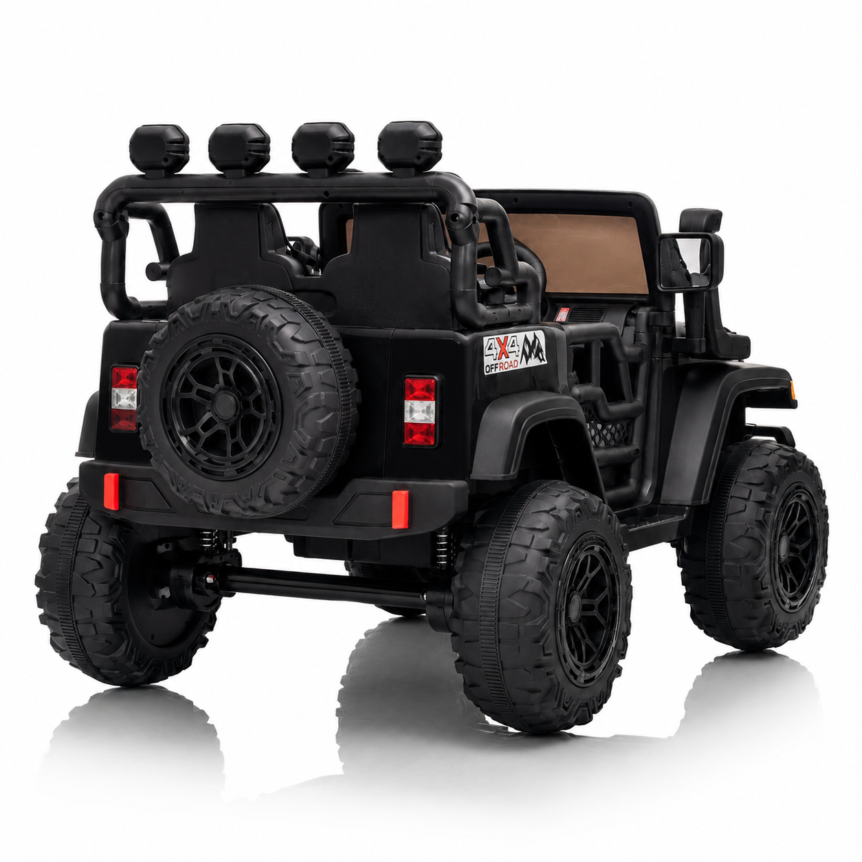 AUTO ELECTRICO JEEP AMD NEGRO CJ316