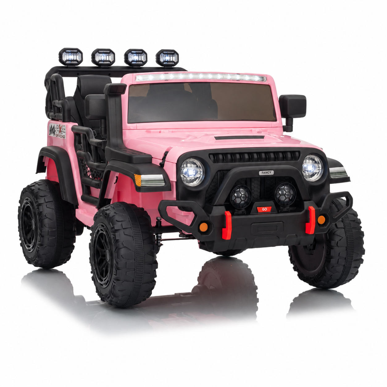AUTO ELECTRICO JEEP AMD ROSA CJ316