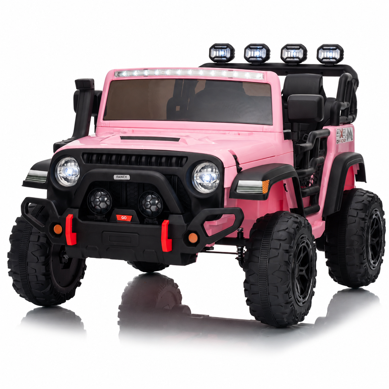 AUTO ELECTRICO JEEP AMD ROSA CJ316