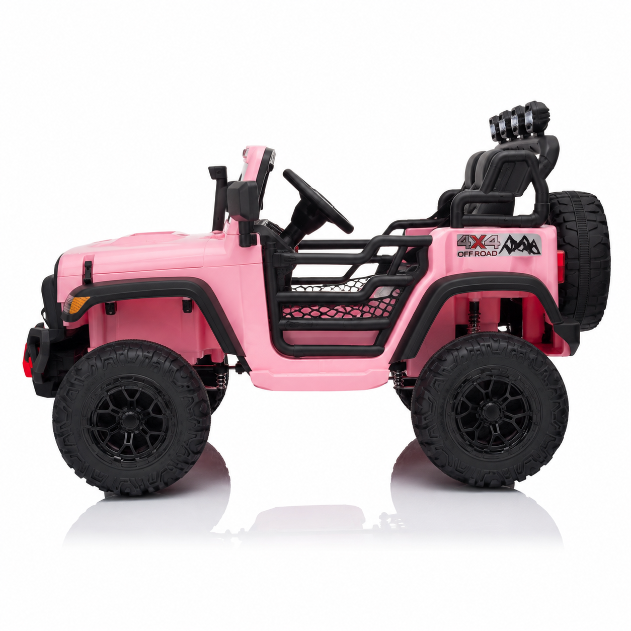 AUTO ELECTRICO JEEP AMD ROSA CJ316