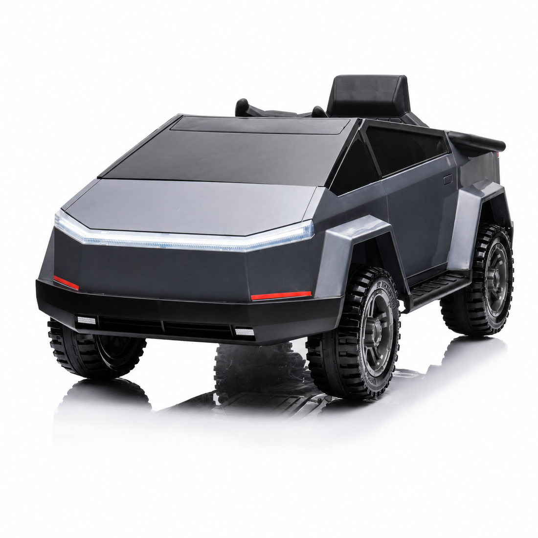 AUTO ELECTRICO TESLTA CYBERTRUCK BR2102B GRIS