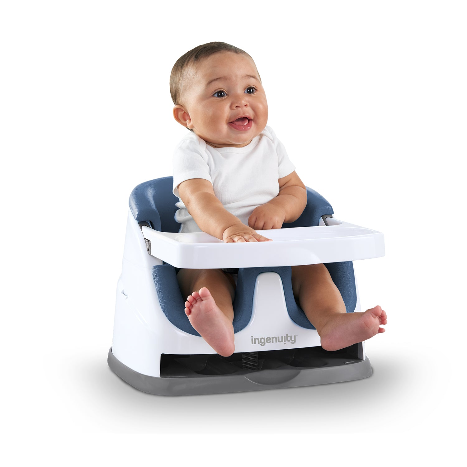 Silla de comer para bebe con alzador y booster 2 en 1 Ingenuity 
