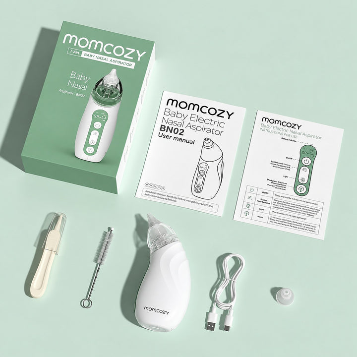 Aspirador Nasal Para Bebés Momcozy-Batería de larga duración