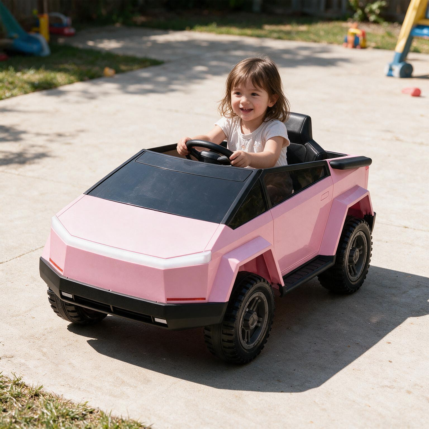 Auto a Batería Para Niños BR2102B Rosa