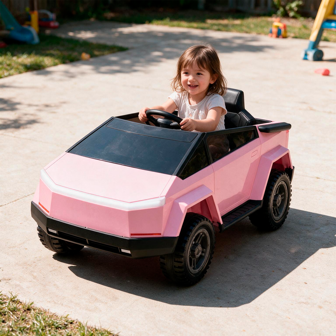 Auto a Batería Para Niños BR2102B Rosa