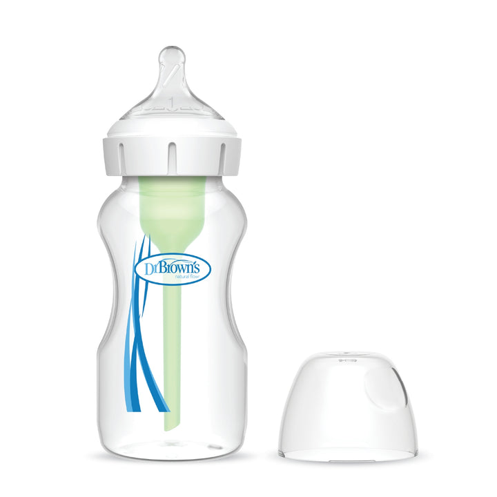 Biberón Polipropileno Options+ Boca Ancha, pack de 1, 9oz/ 270ml, Dr Browns