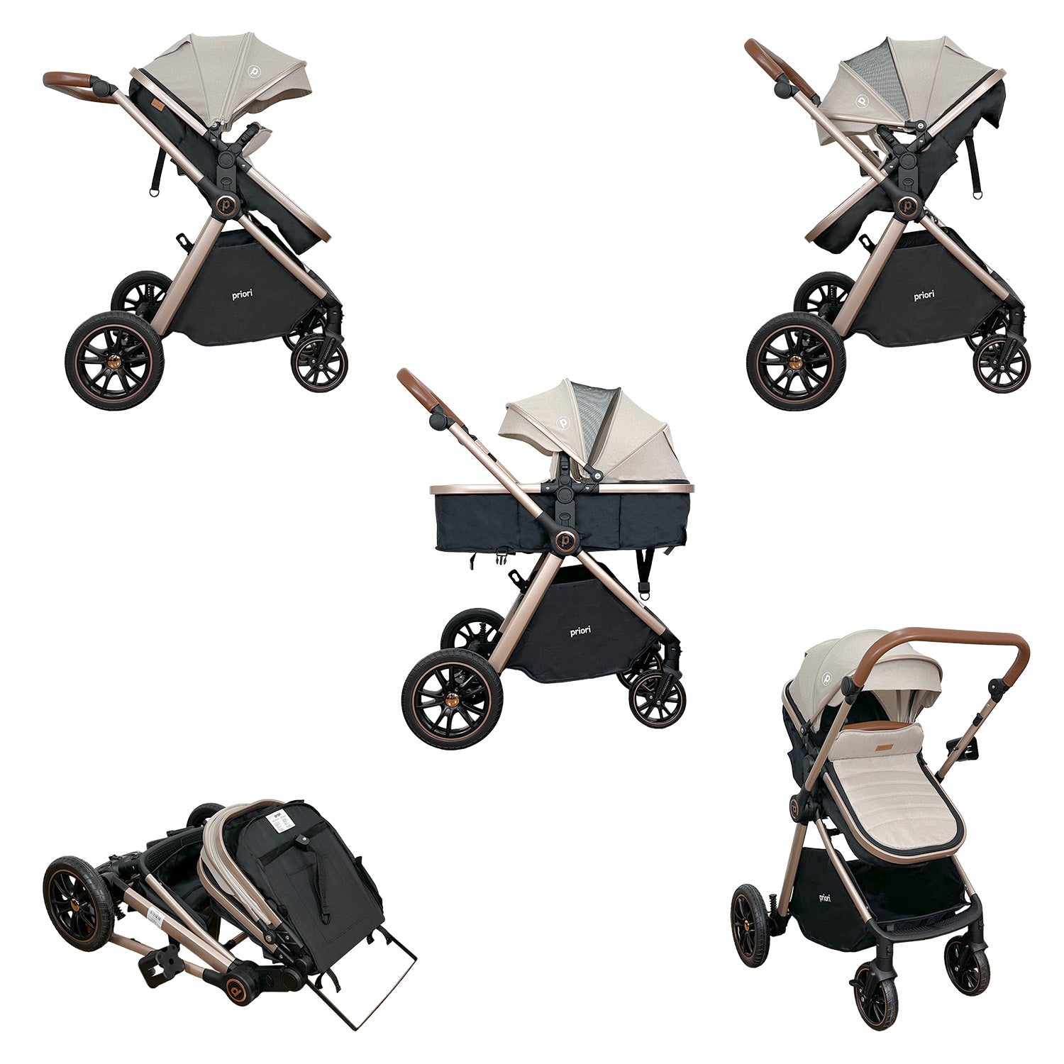 COCHE MOISES PARA BEBE PRIORI SNOW 
