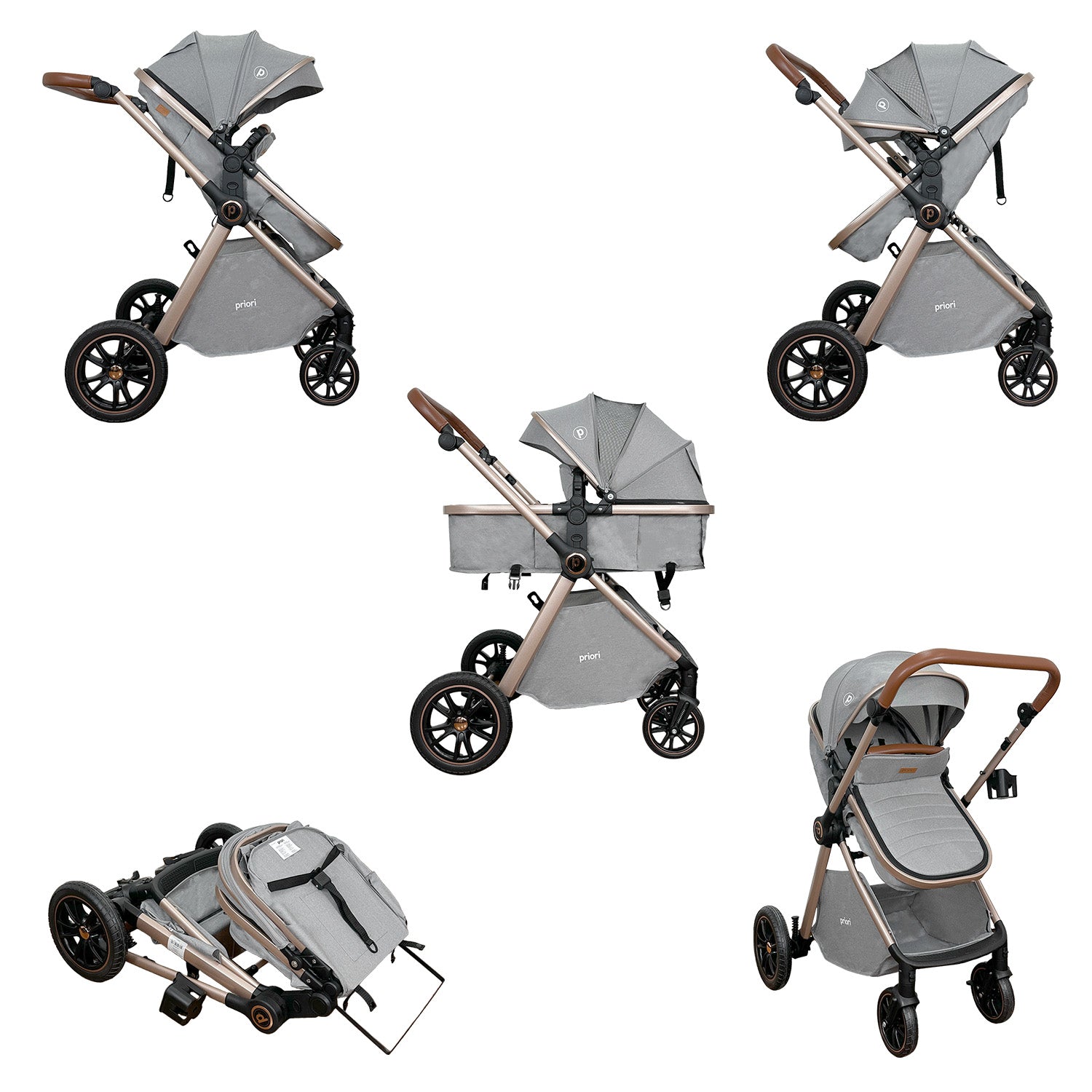 COCHE MOISES PARA BEBE PRIORI SNOW 