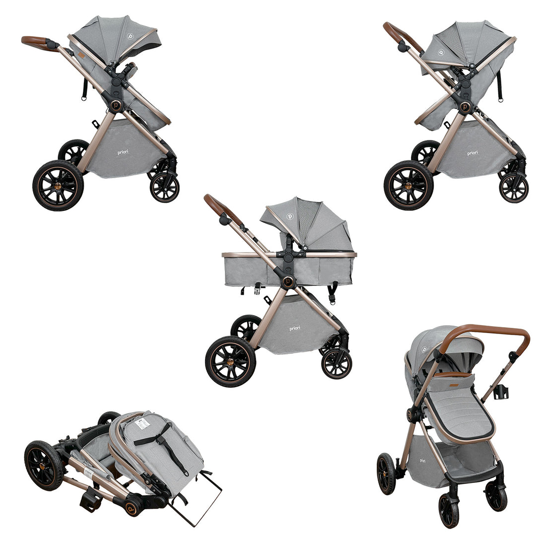 COCHE MOISES PARA BEBE PRIORI SNOW 