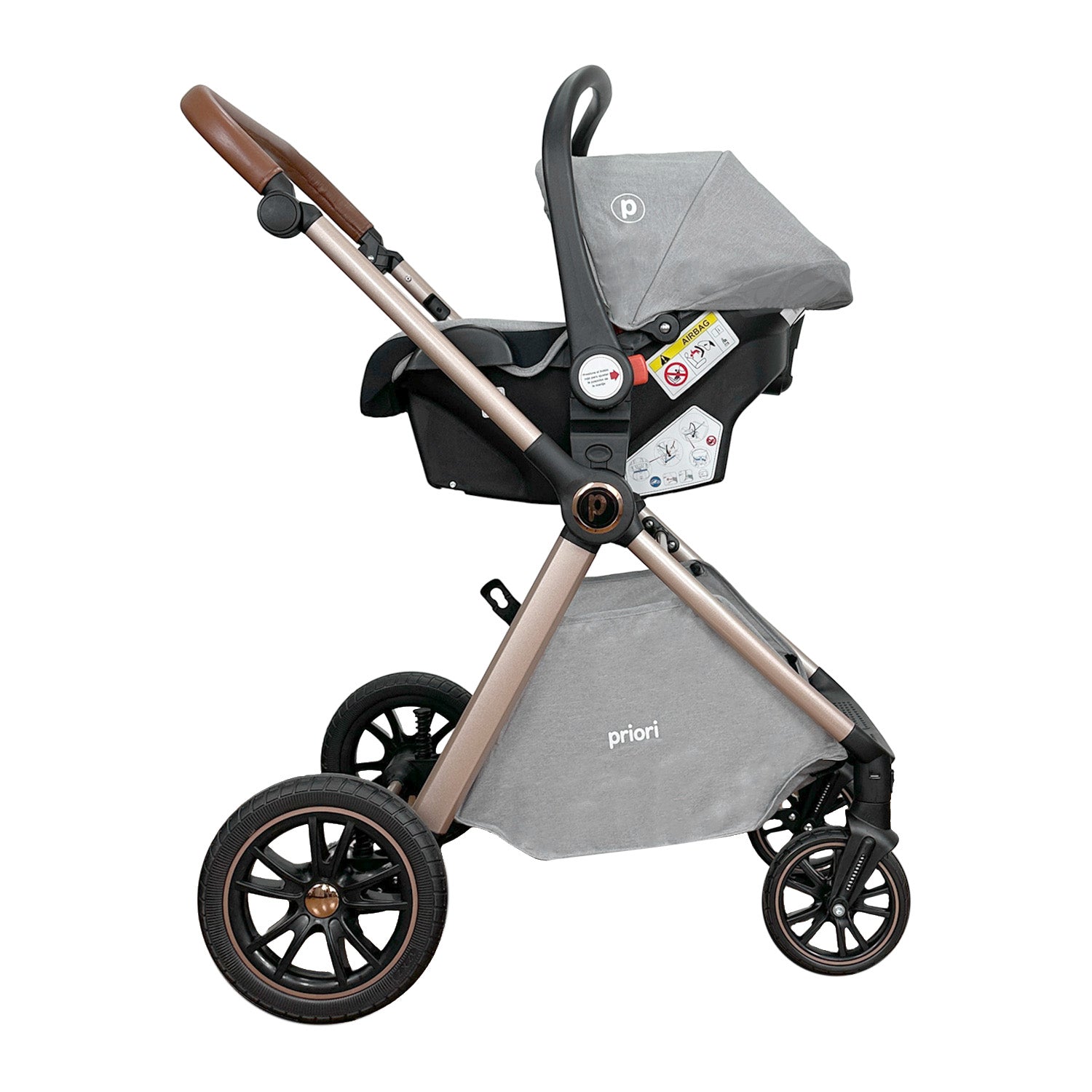 COCHE TRAVEL SYSTEM PRIORI SNOW GRIS 