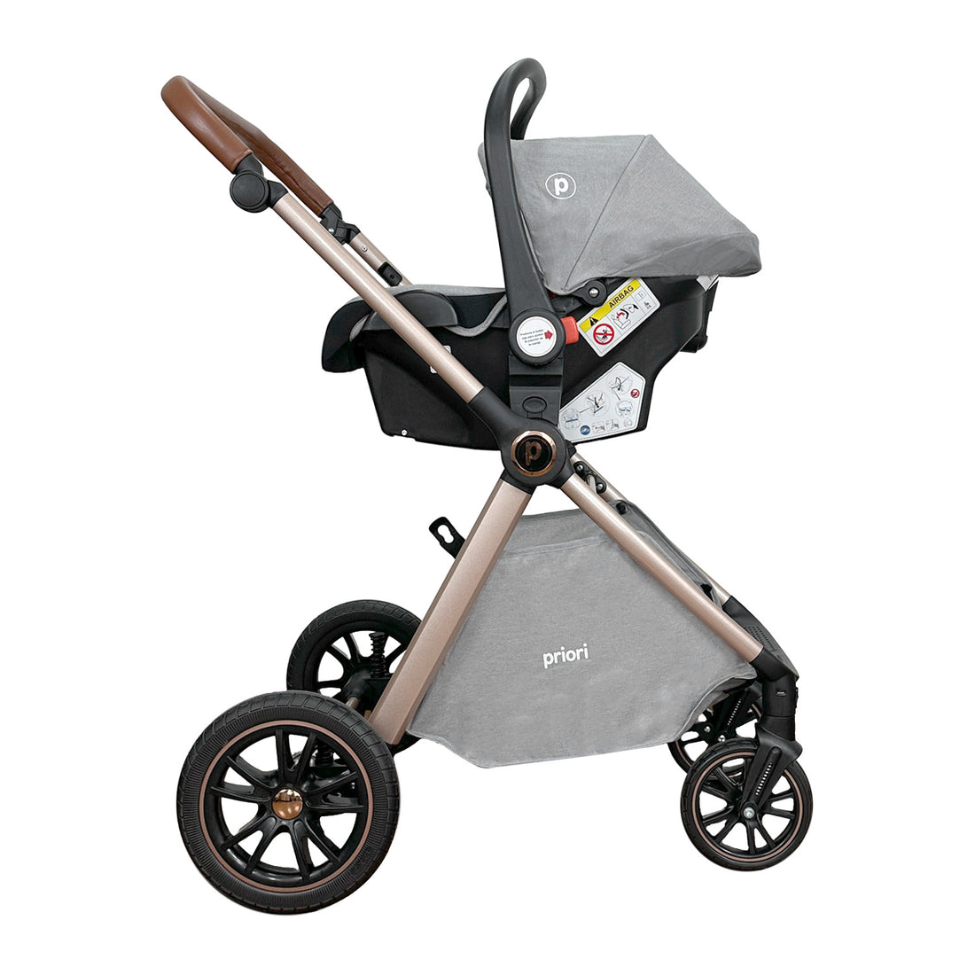 COCHE TRAVEL SYSTEM PRIORI SNOW GRIS 