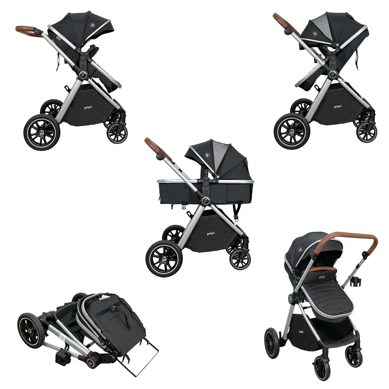 COCHE MOISES PARA BEBE PRIORI SNOW 