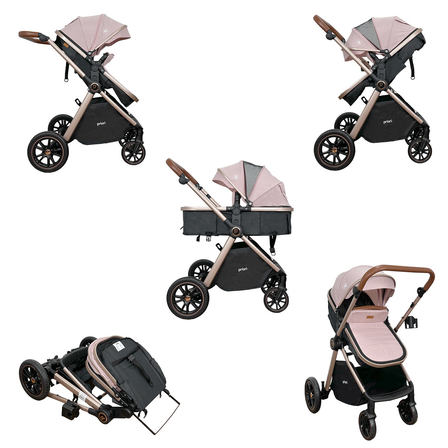 COCHE MOISES PARA BEBE PRIORI SNOW 