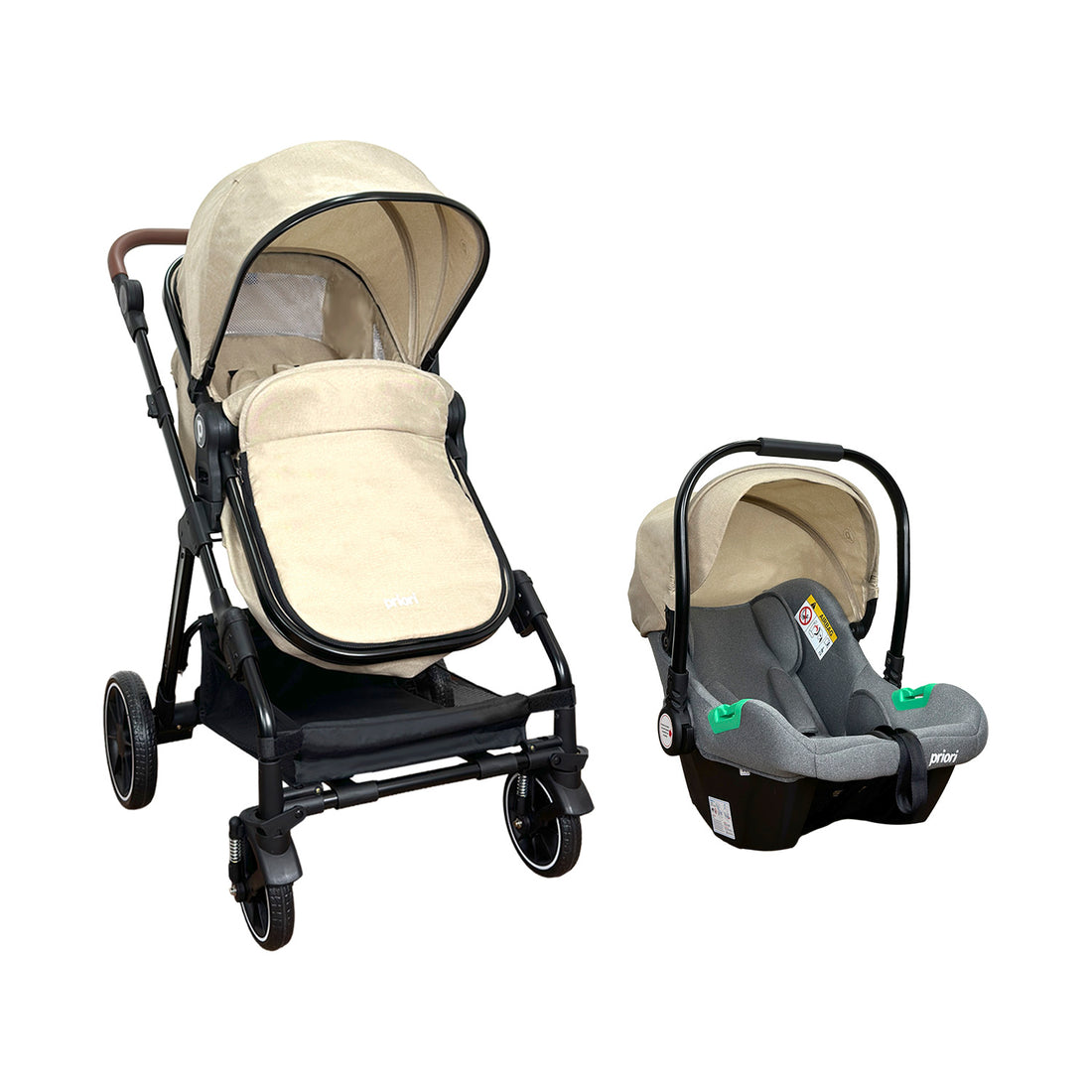 COCHE MOISES BEBE TRAVEL SYSTEM LADA TS BEIGE