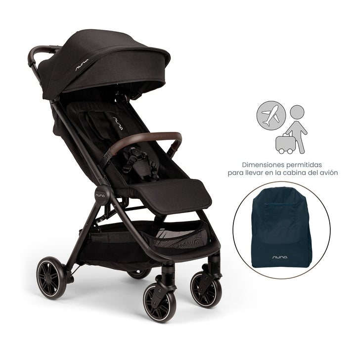 COCHE COMPACTO BEBE NUNA TRVL CAVIAR 