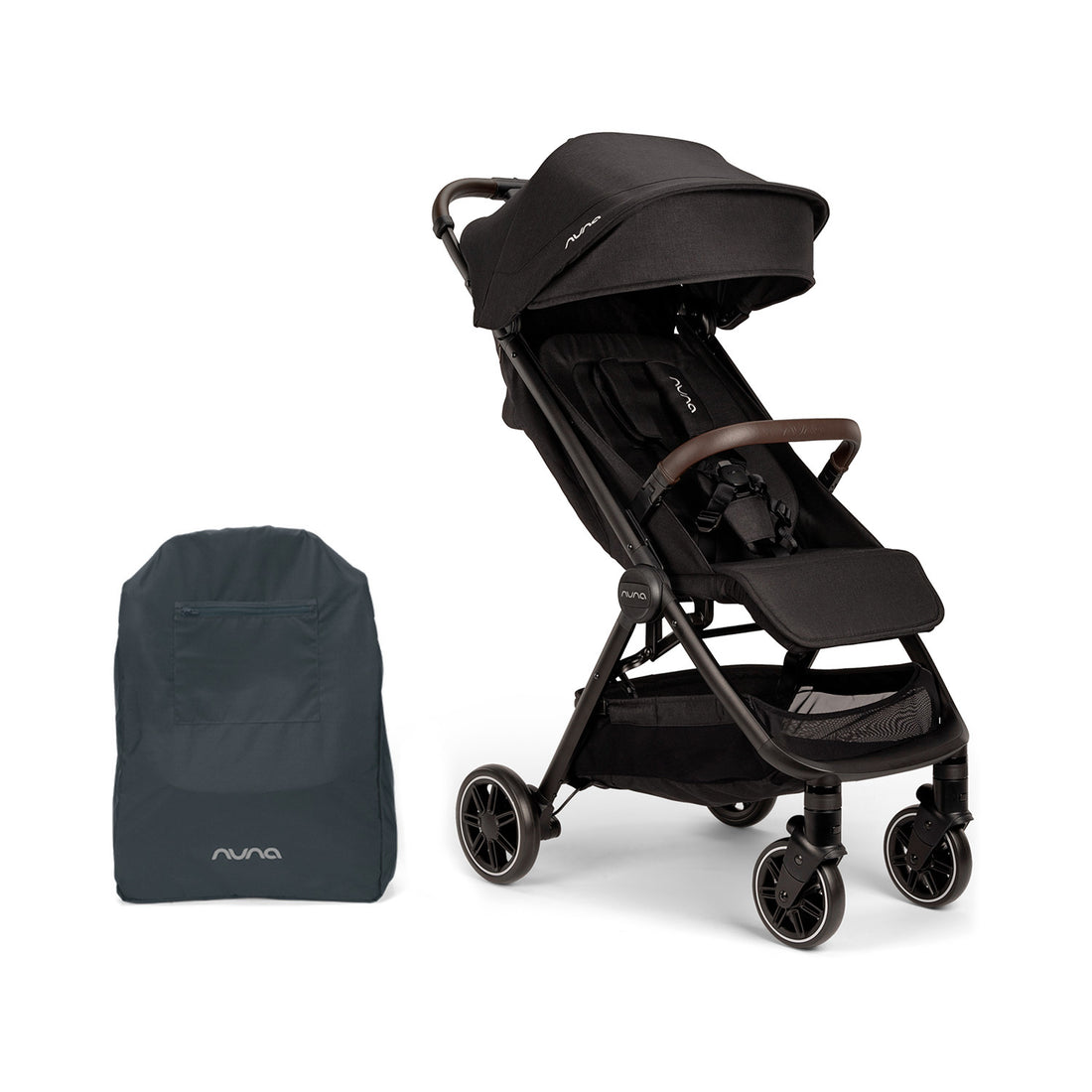 COCHE COMPACTO BEBE NUNA TRVL CAVIAR 