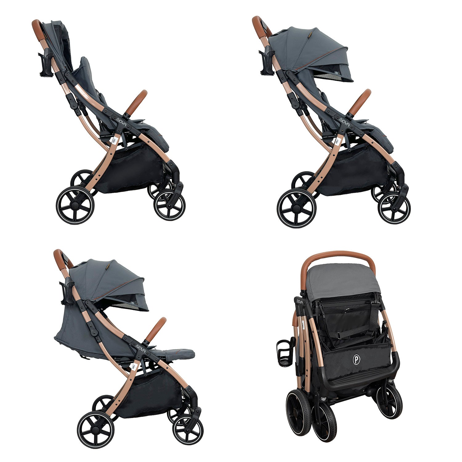 COCHE DE BEBE PRIORI NOVA NEW GRIS