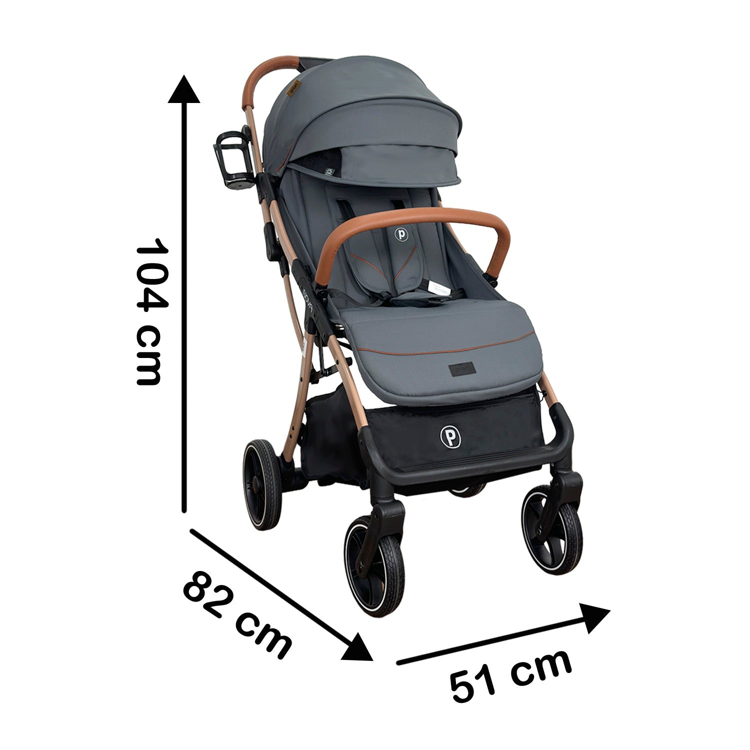 COCHE DE BEBE PRIORI NOVA NEW GRIS