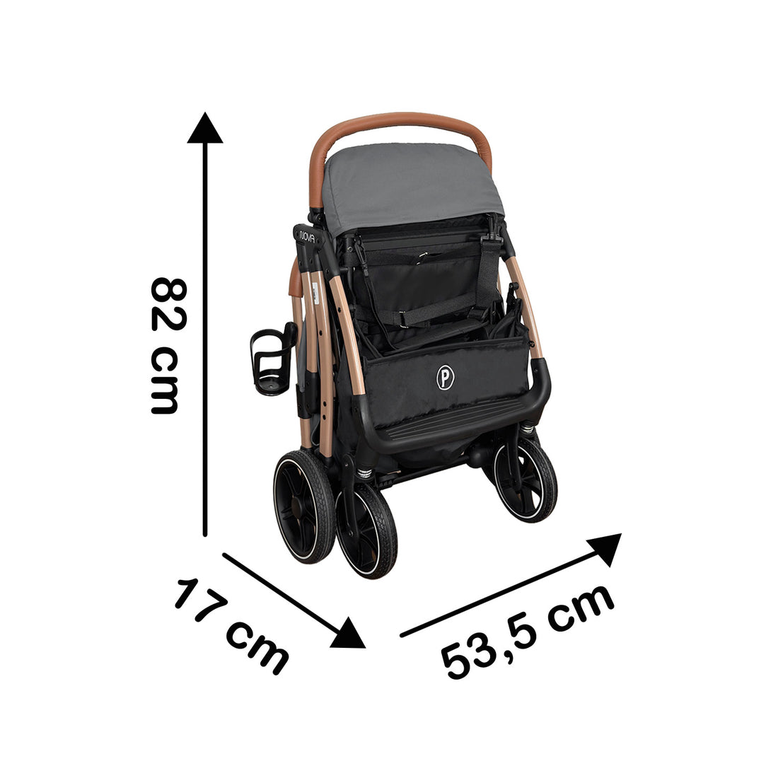 COCHE DE BEBE PRIORI NOVA NEW GRIS