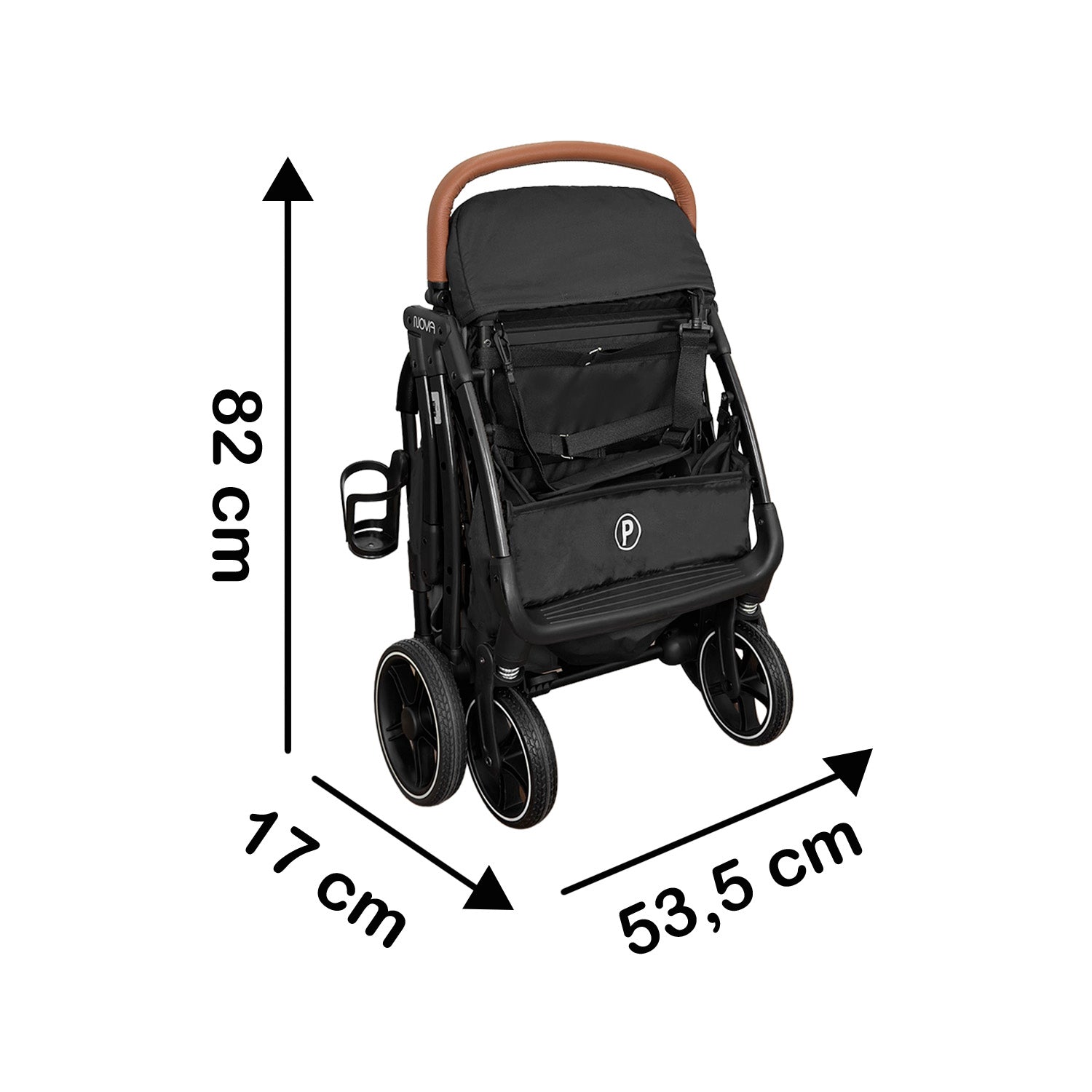 COCHE DE BEBE PRIORI NOVA NEW NEGRO