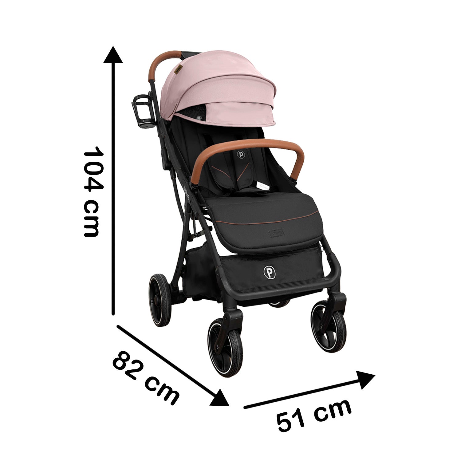 COCHE DE BEBE PRIORI NOVA NEW ROSA 