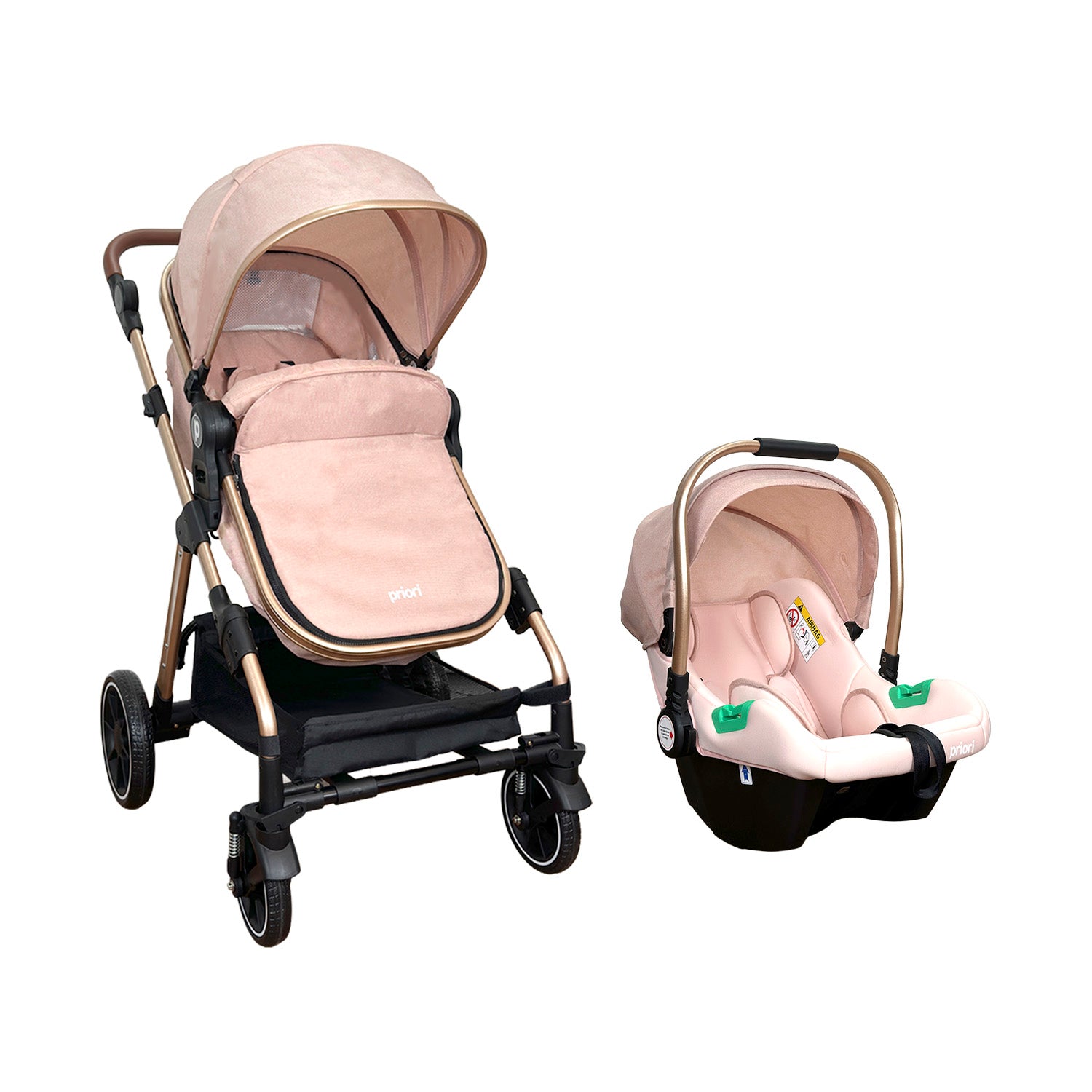 COCHE MOISES BEBE TRAVEL SYSTEM LADA TS ROSA 