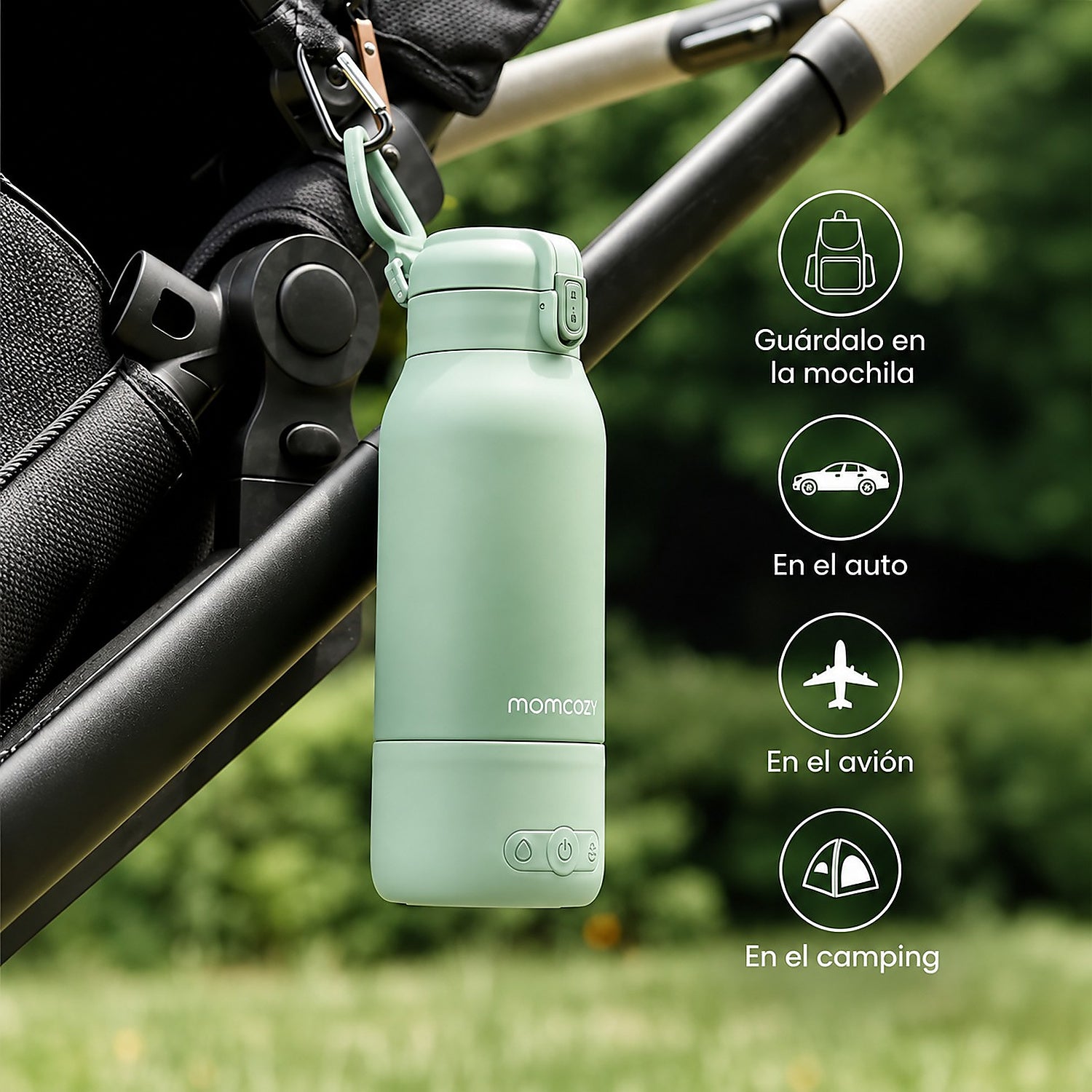 Termo calentador portátil Momcozy de Leche materna