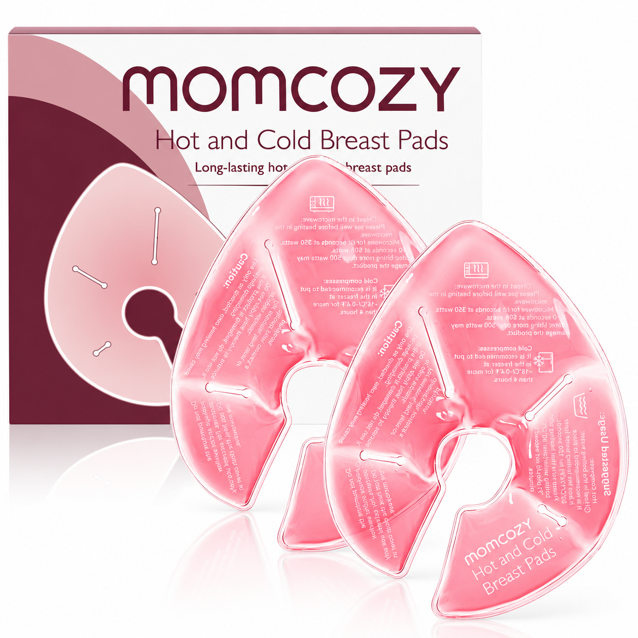 Hidrogel Pads-Paquetes de Terapia de Frio y Calor Para Senos Momcozy