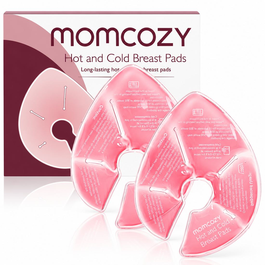 Hidrogel Pads-Paquetes de Terapia de Frio y Calor Para Senos Momcozy