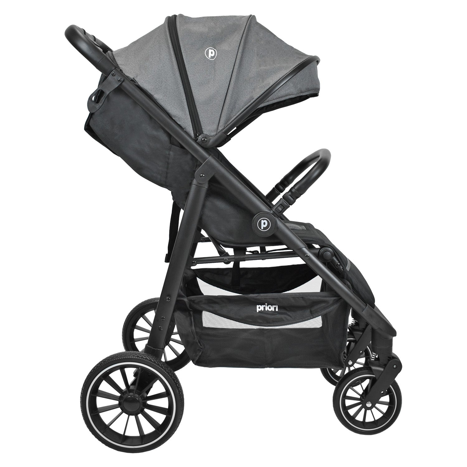 coche para bebé tipo paseador minos gris