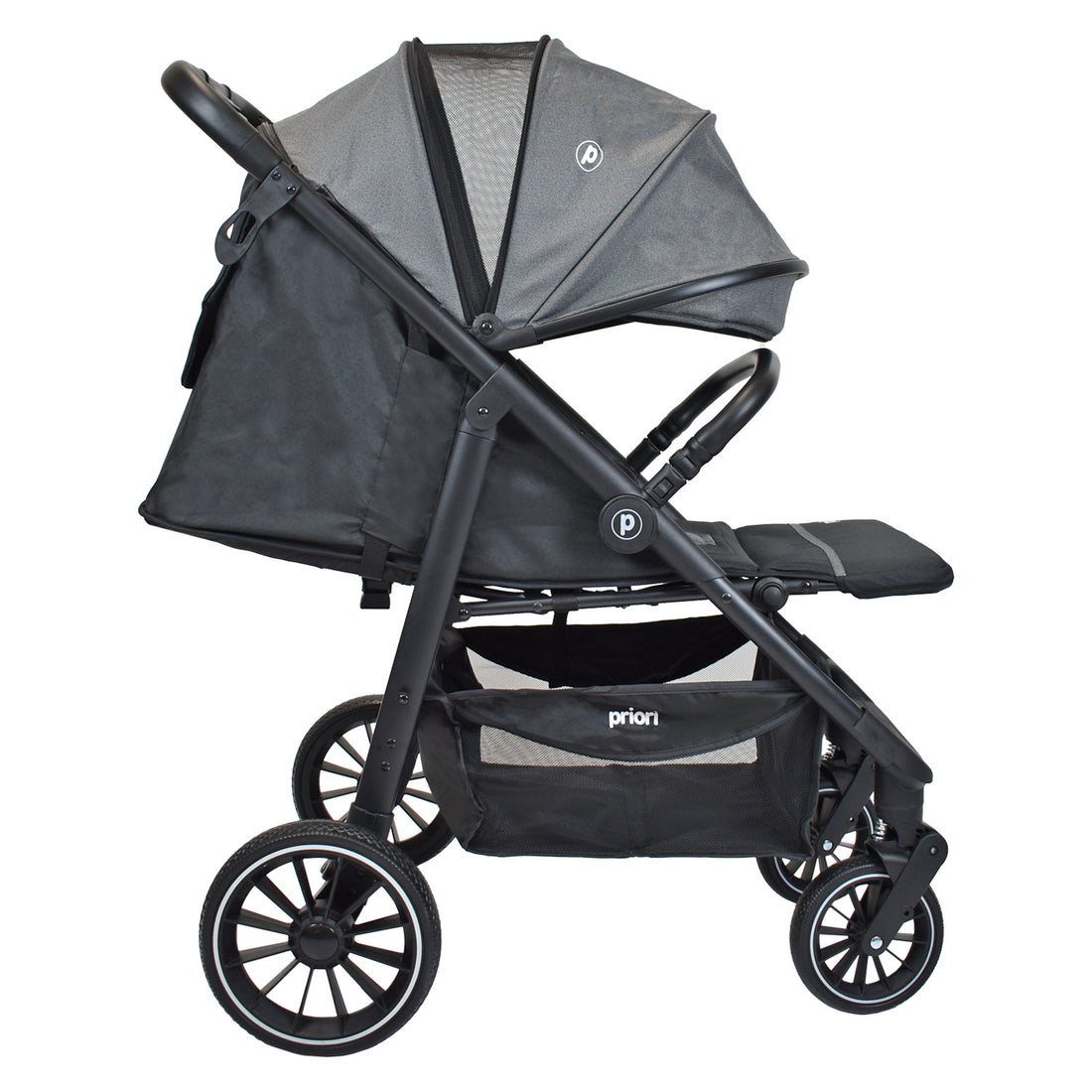 coche para bebé tipo paseador minos gris