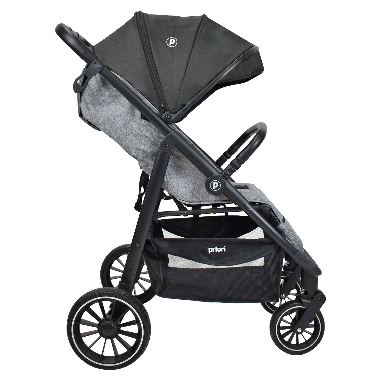 coche para bebé tipo paseador minos negro 