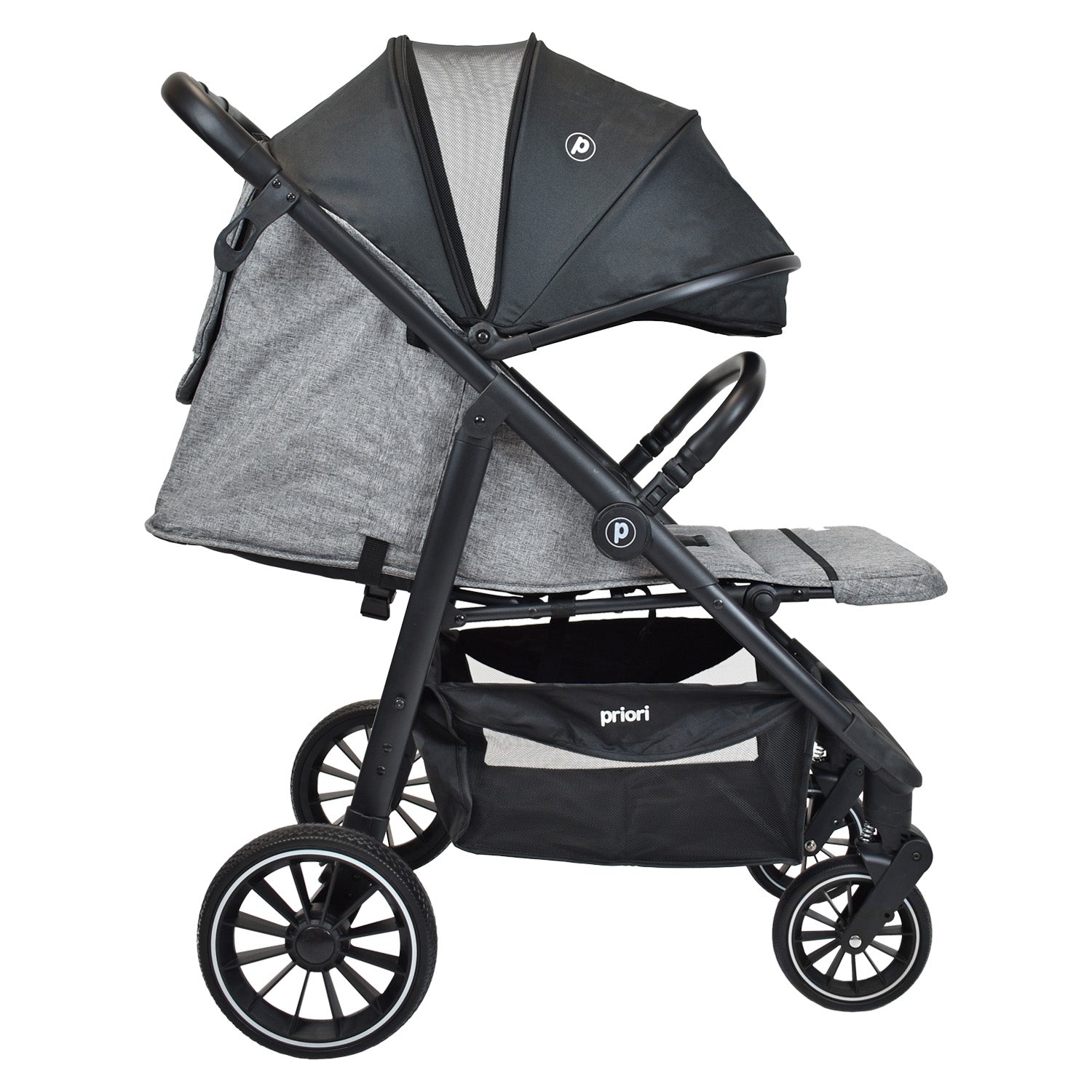 coche para bebé tipo paseador minos negro 