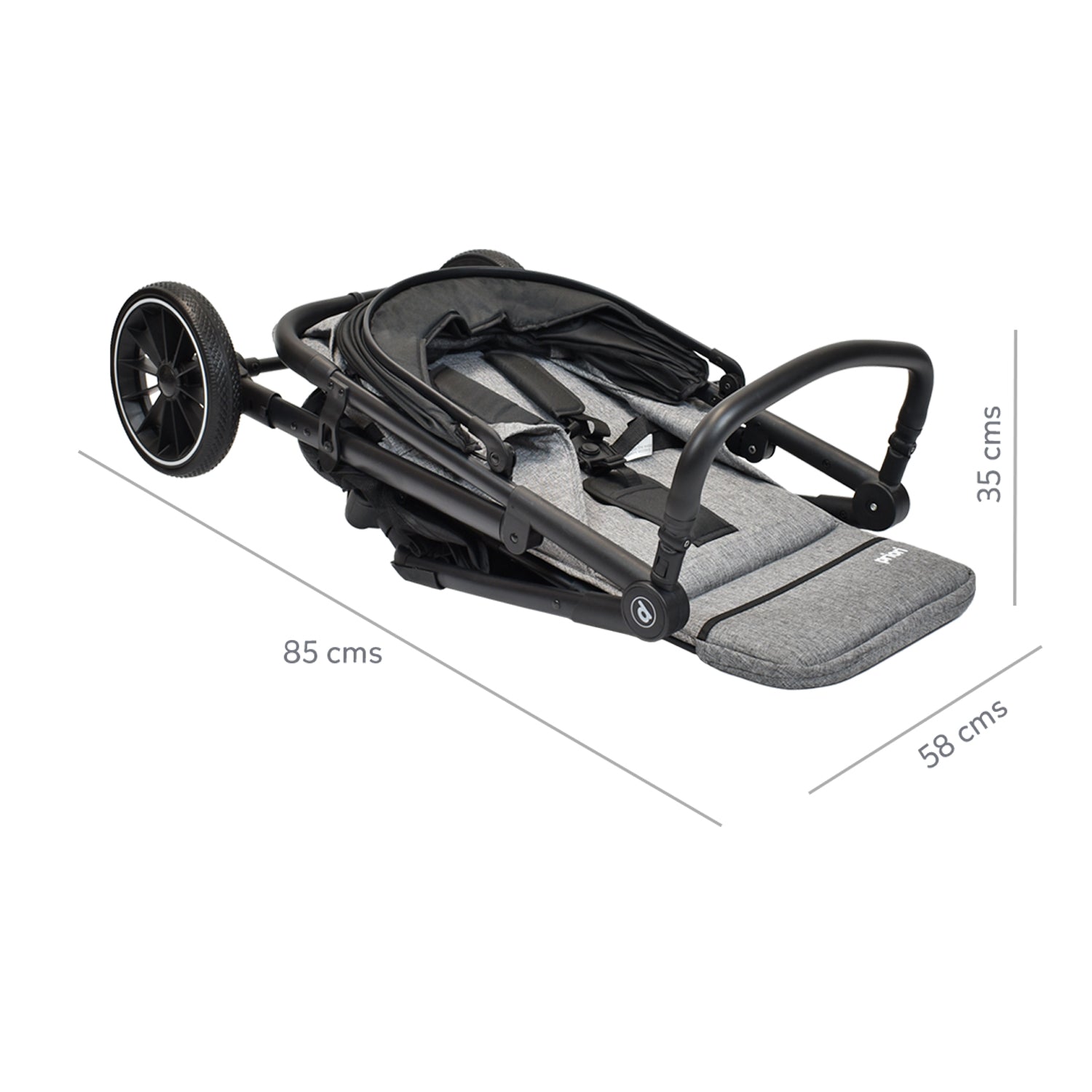 coche para bebé tipo paseador minos negro 