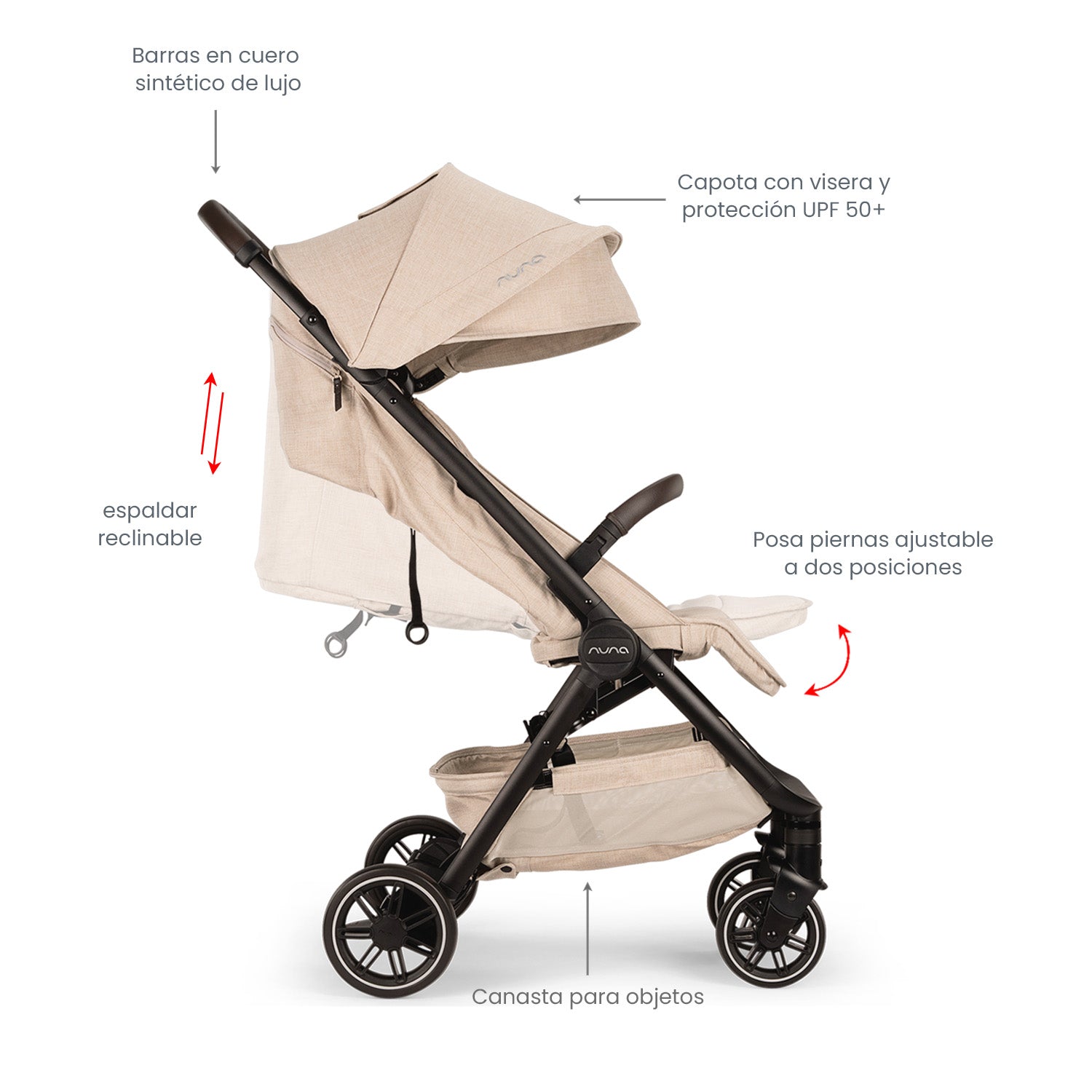 coche para bebe plegable trvl biscotti