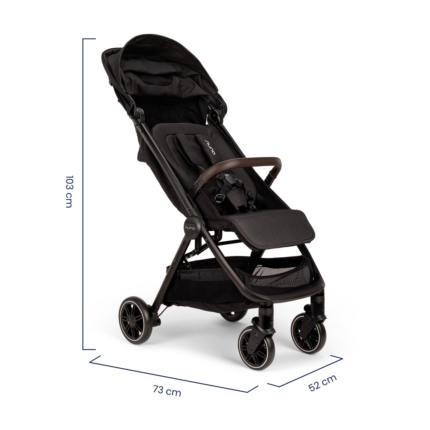 coche para bebe plegable trvl caviar