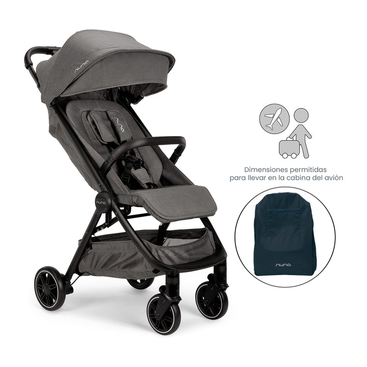 coche para bebe plegable trvl granite