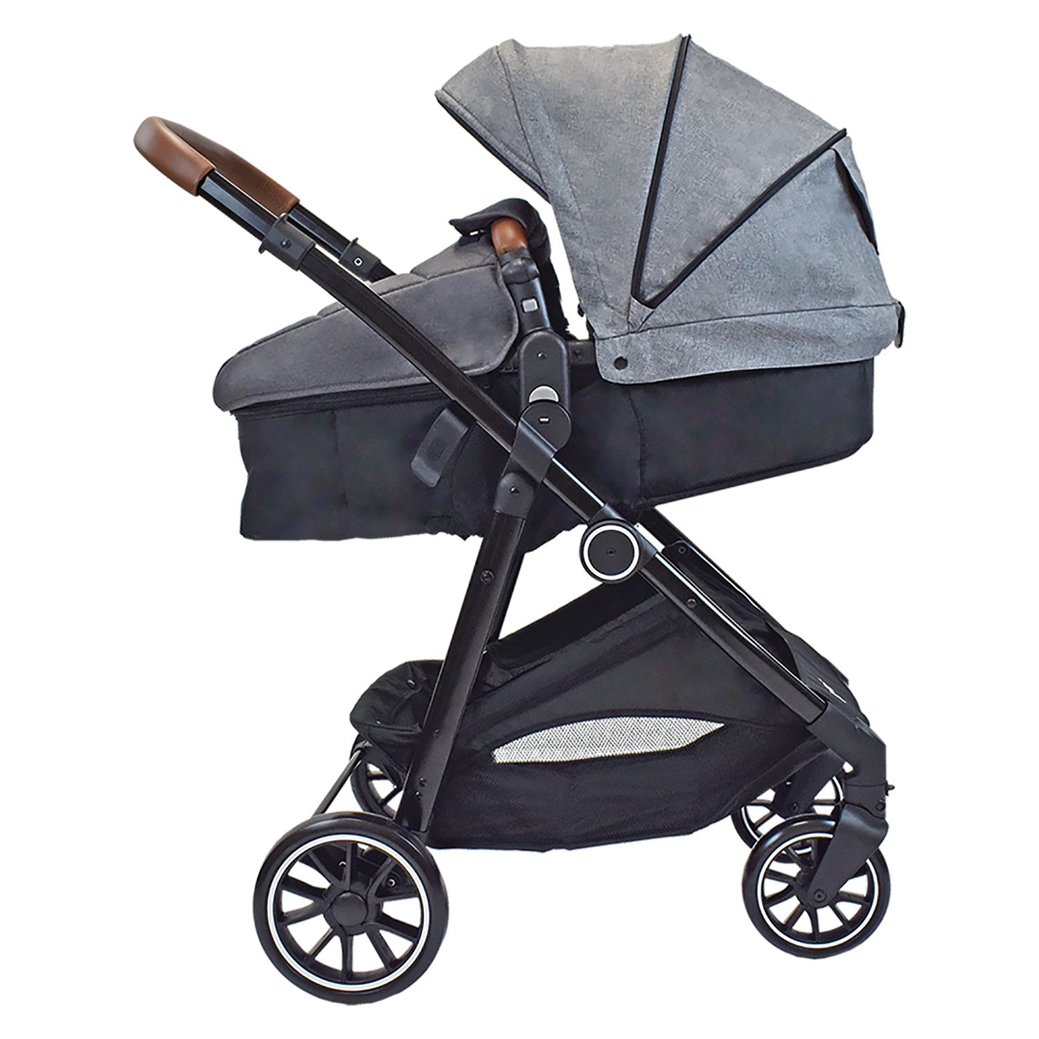 Coche para bebe travel system priori aria gris