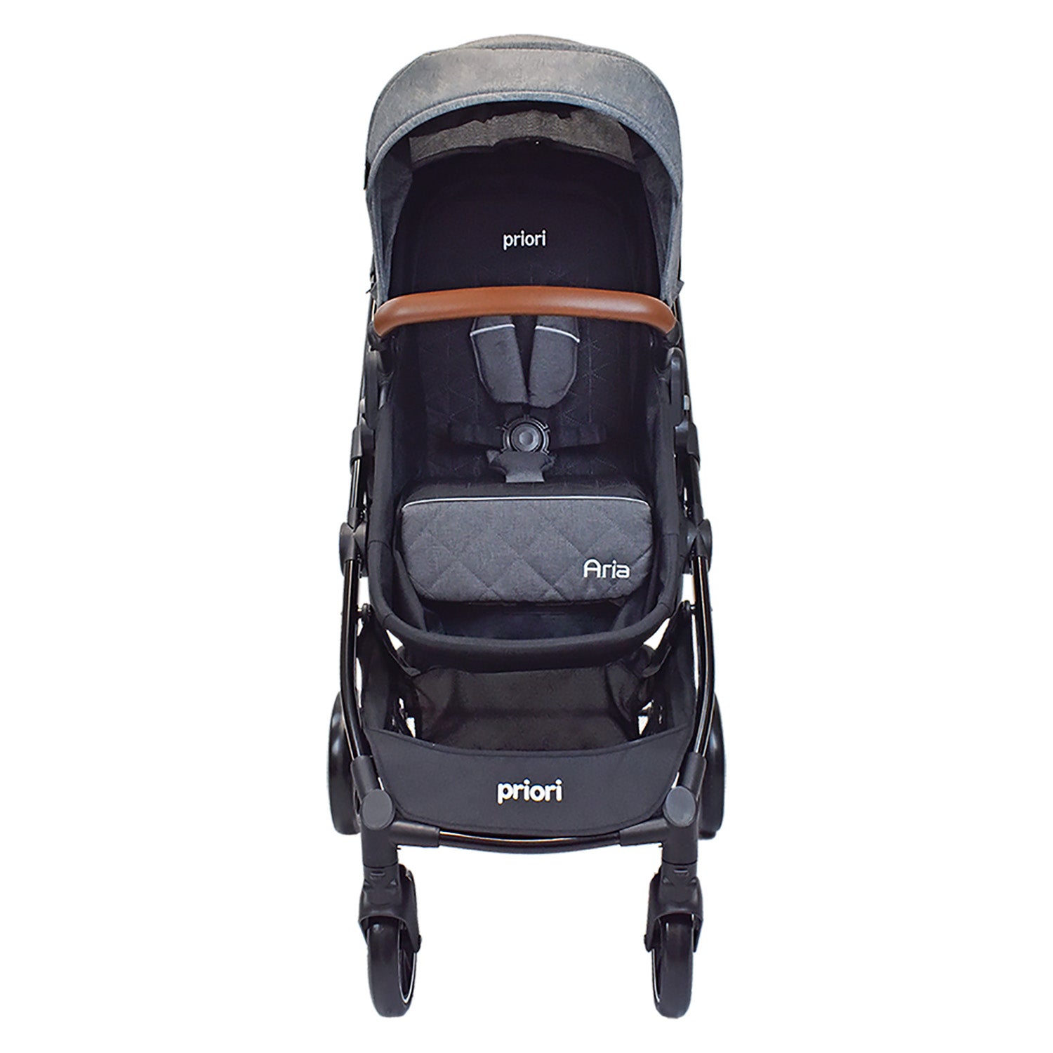Coche para bebe travel system priori aria gris