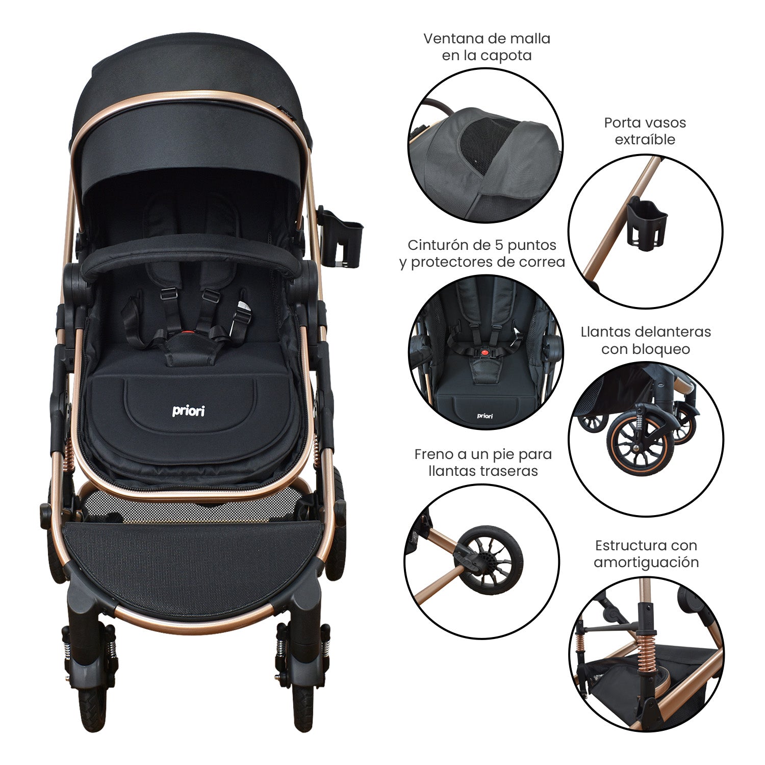 coche de bebe moises 3 en 1 priori cris 