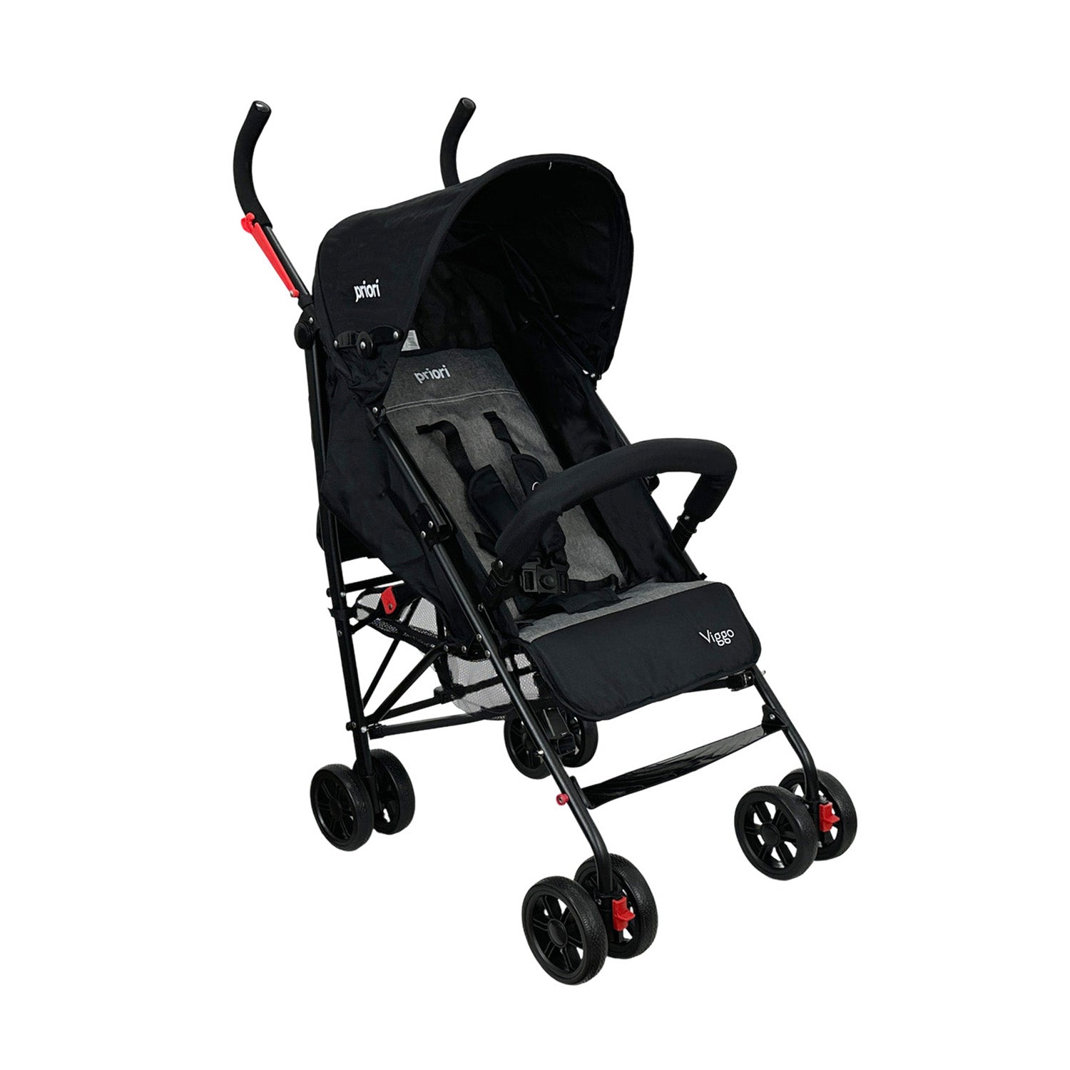 Coche baston para bebe viggo negro 