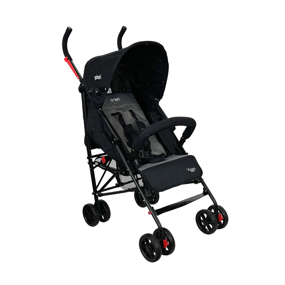 Coche baston para bebe viggo negro 