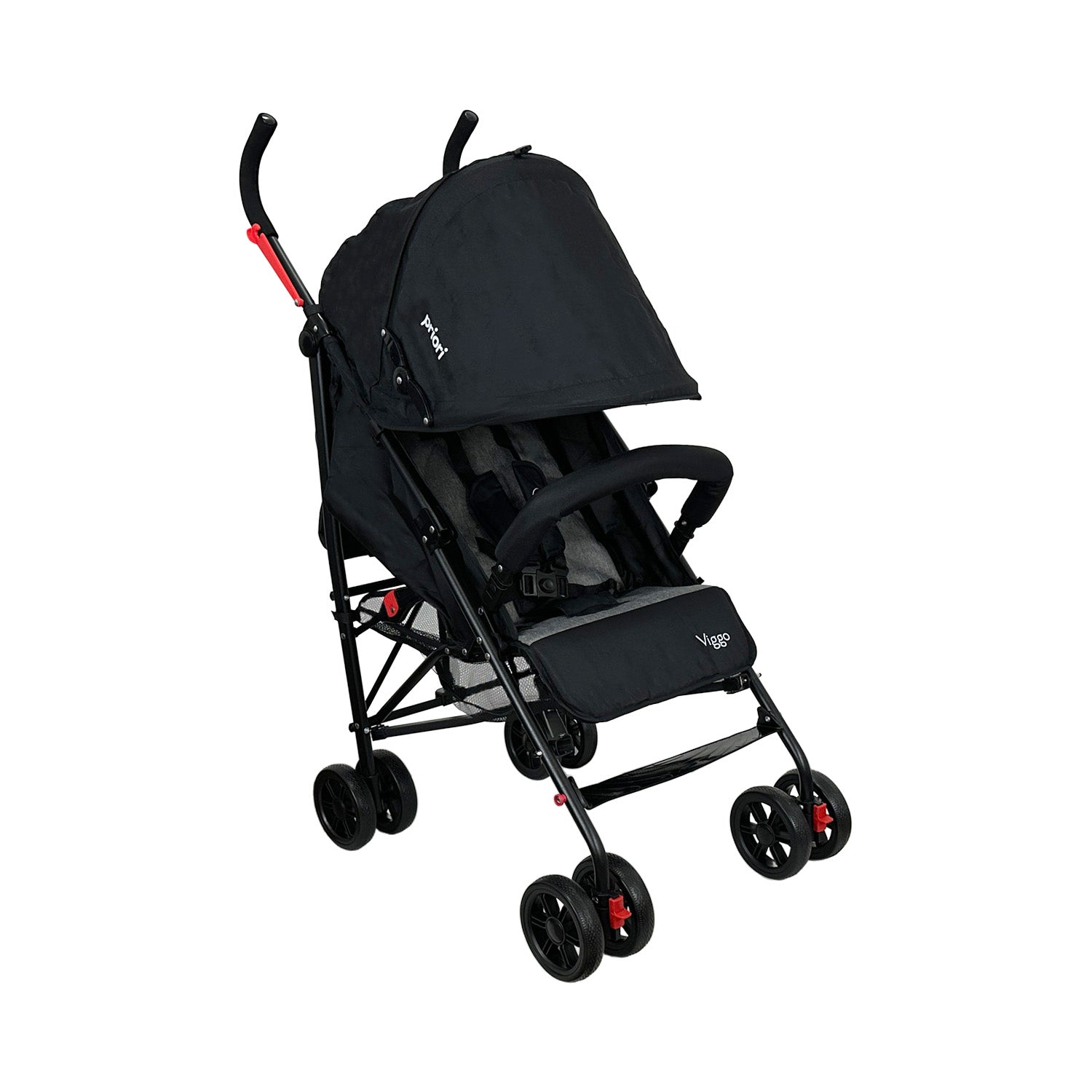Coche baston para bebe viggo negro 