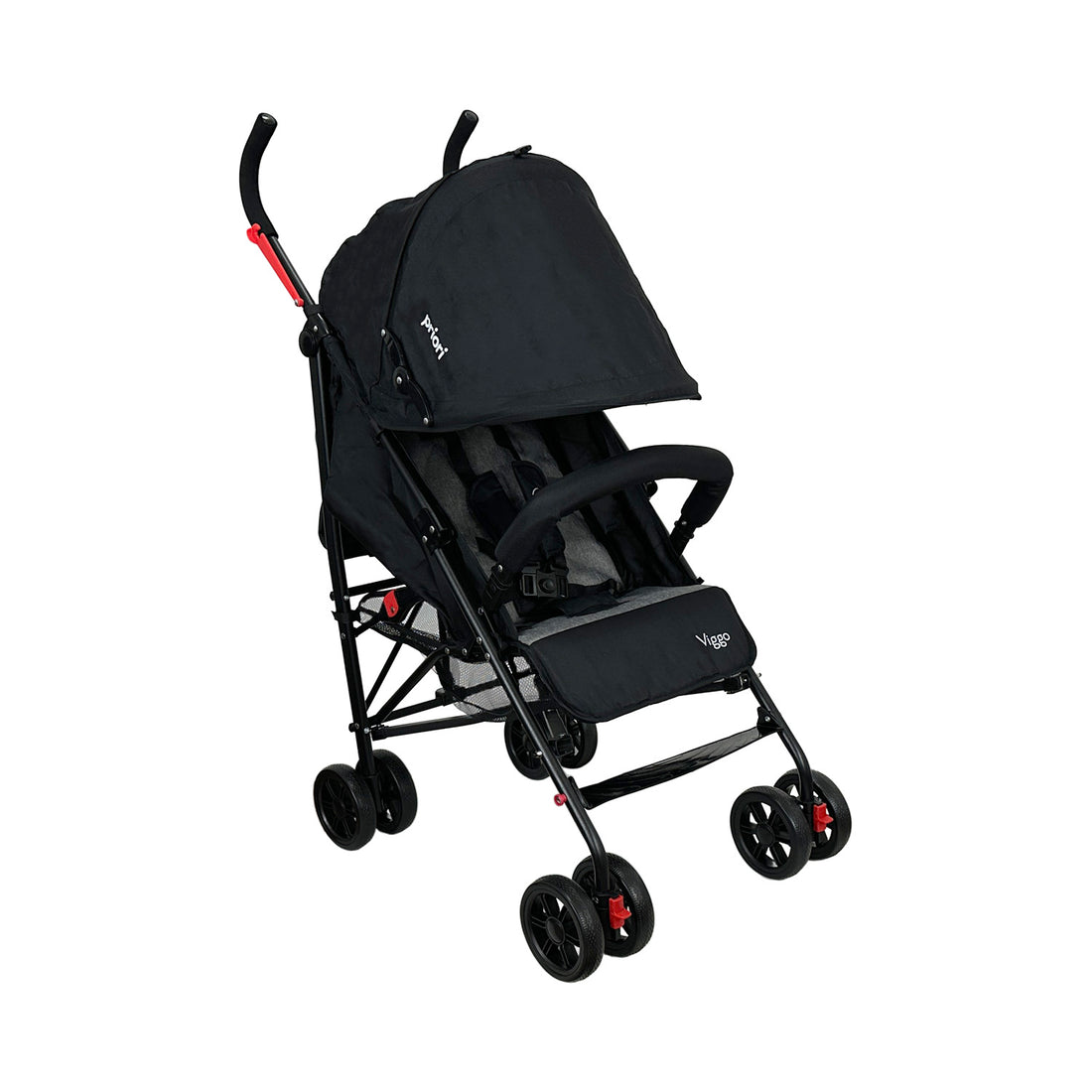 Coche baston para bebe viggo negro 
